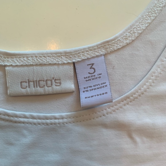 Chico’s Off-White Tank - Picture 2 of 3